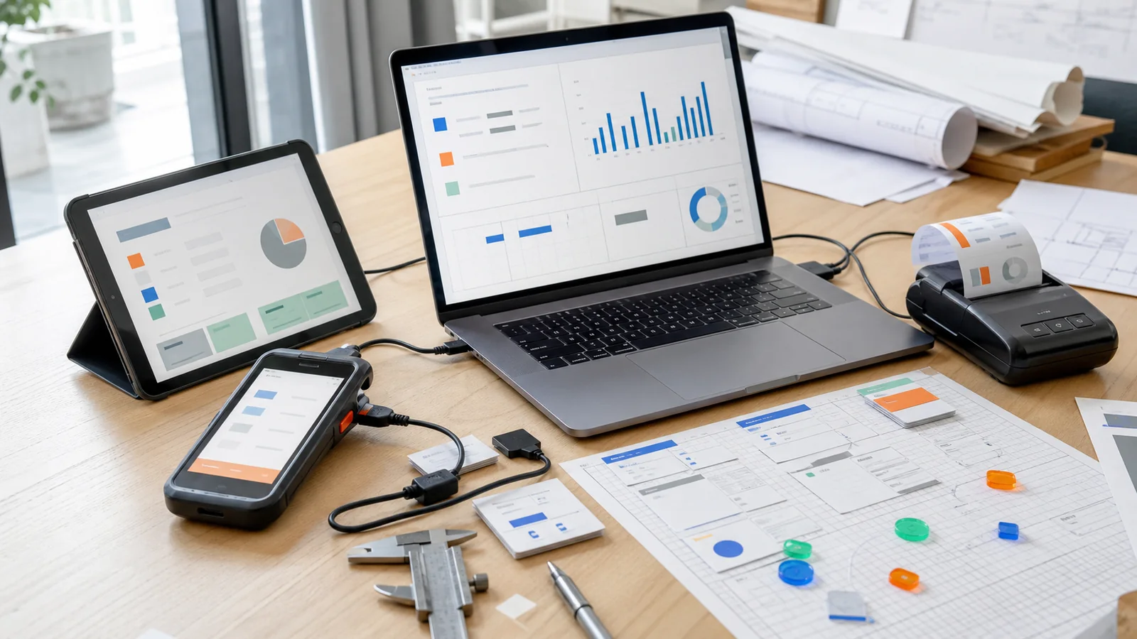 A working architecture map connecting interfaces, services, data, and operating rules.